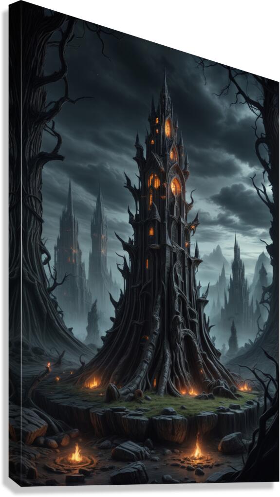  Gothic Structure  Canvas Print