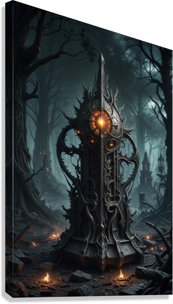  Foreboding Forest  Canvas Print