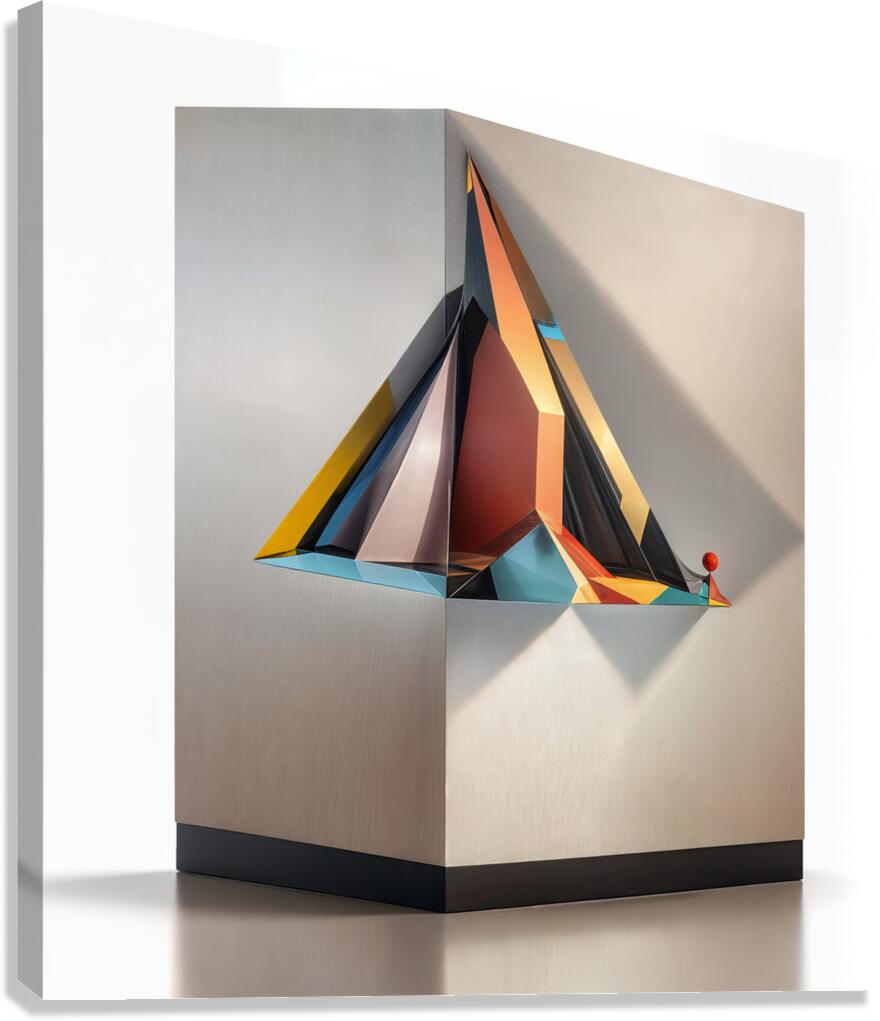  Colored Panels  Canvas Print