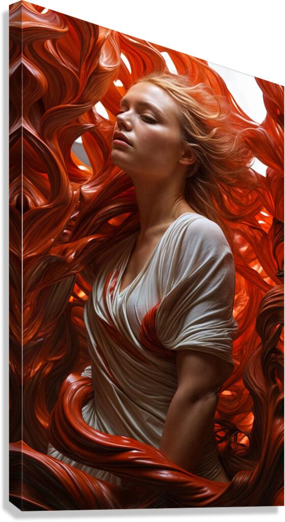  Dynamism and Texture Canvas Print