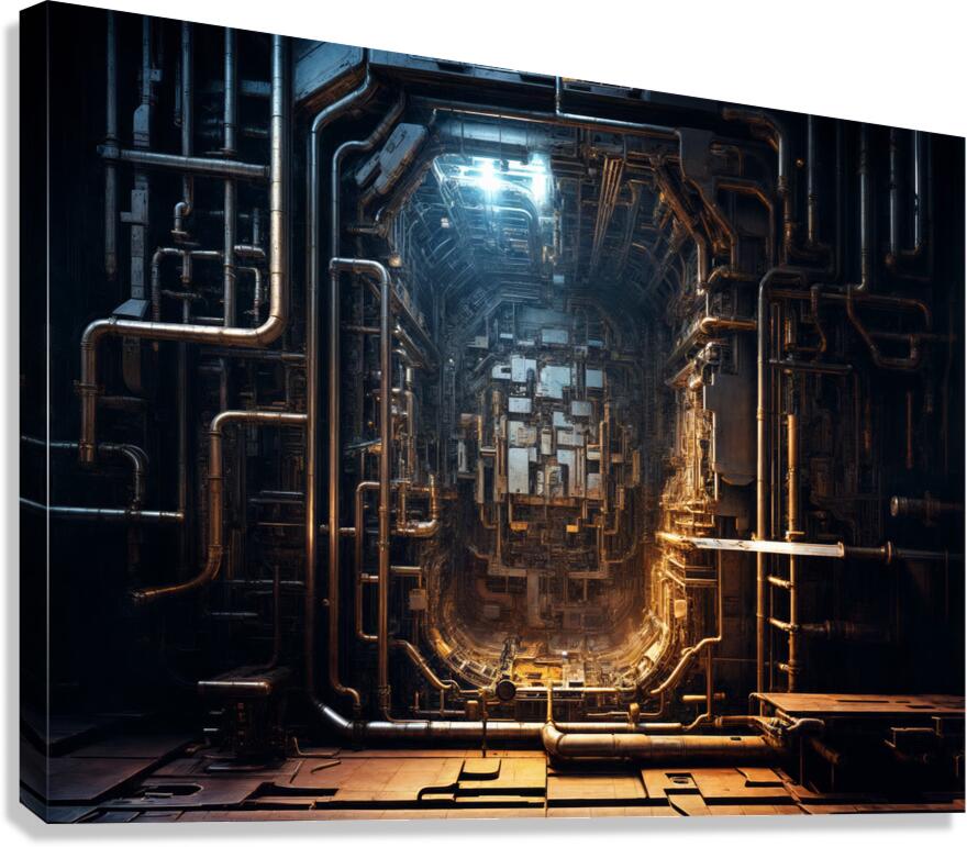 Industrial Setting Canvas Print