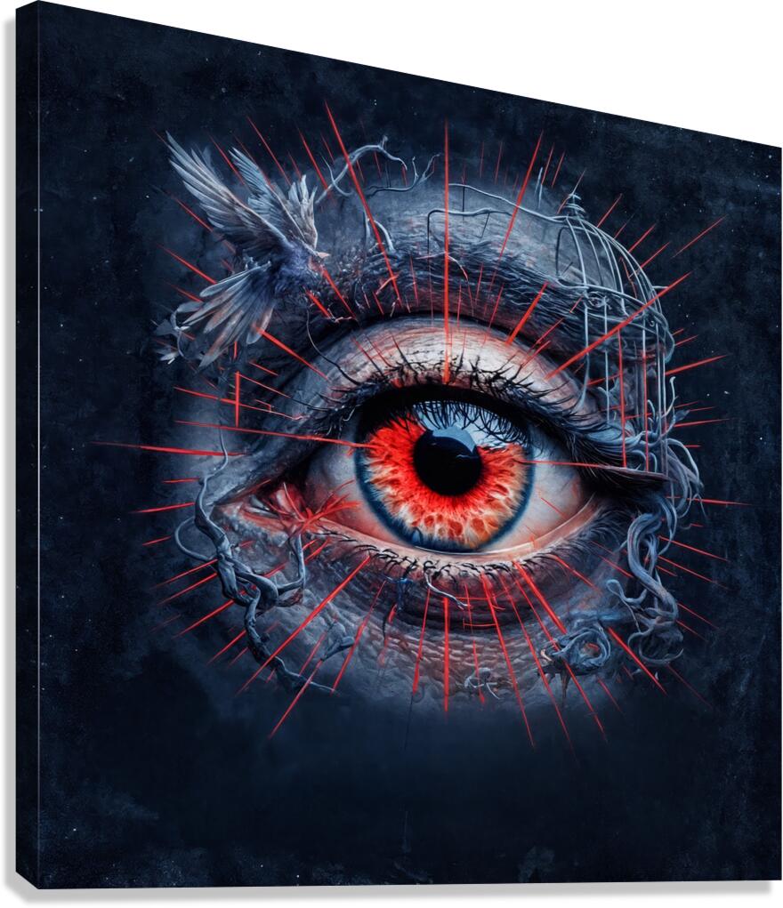  Deep Blue Iris Canvas Print