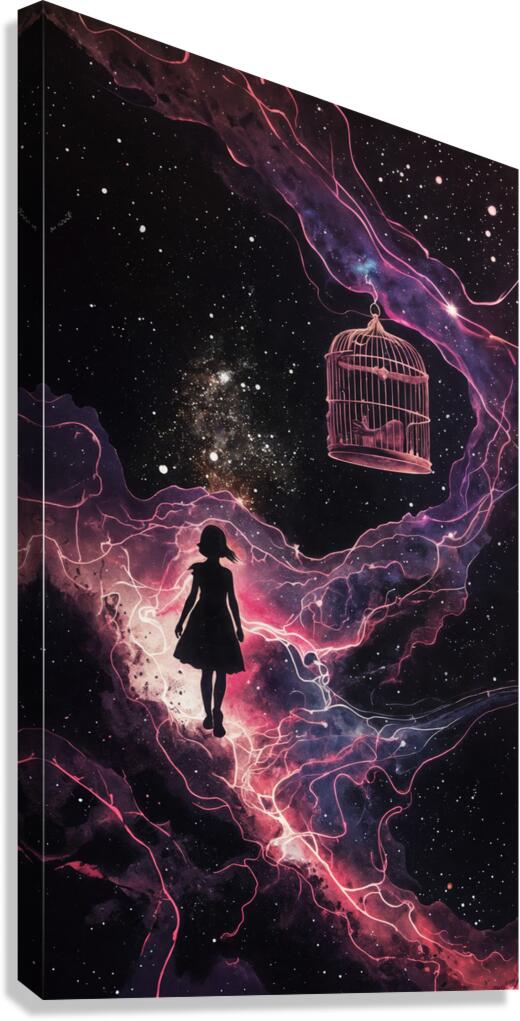  Cosmic Landscape Canvas Print