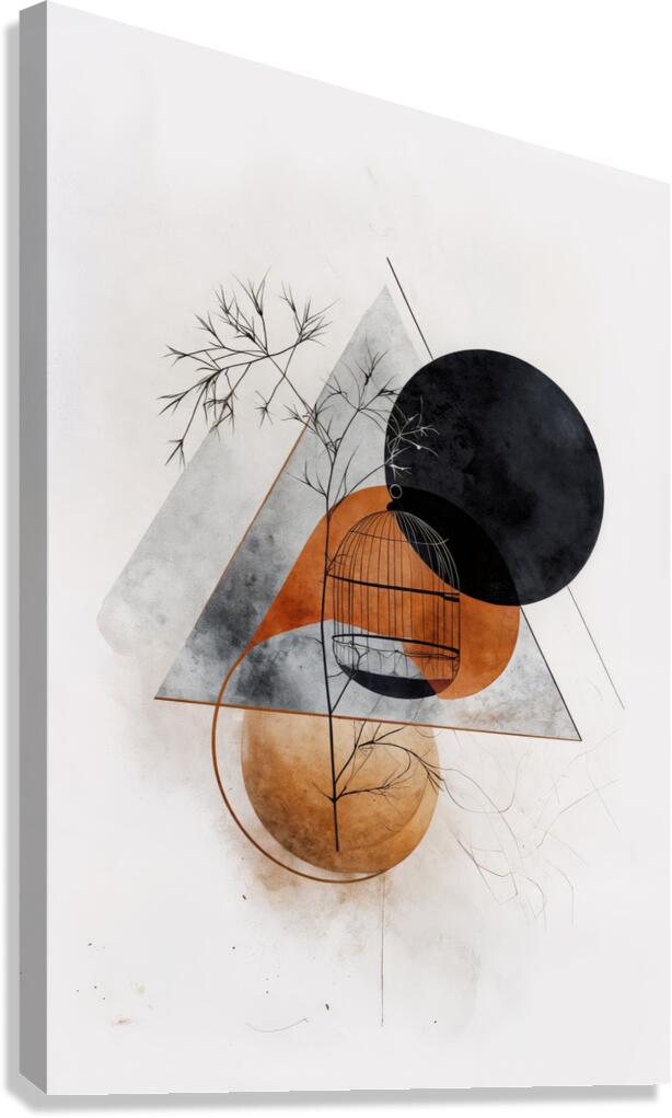  Between Structure and Nature Canvas Print