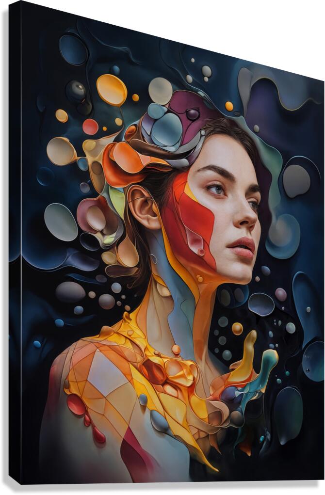  Dynamic Cosmos Canvas Print