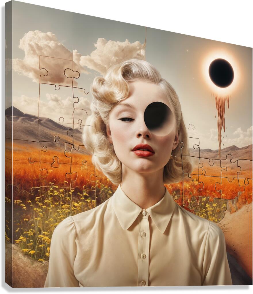  Blank Expression Canvas Print
