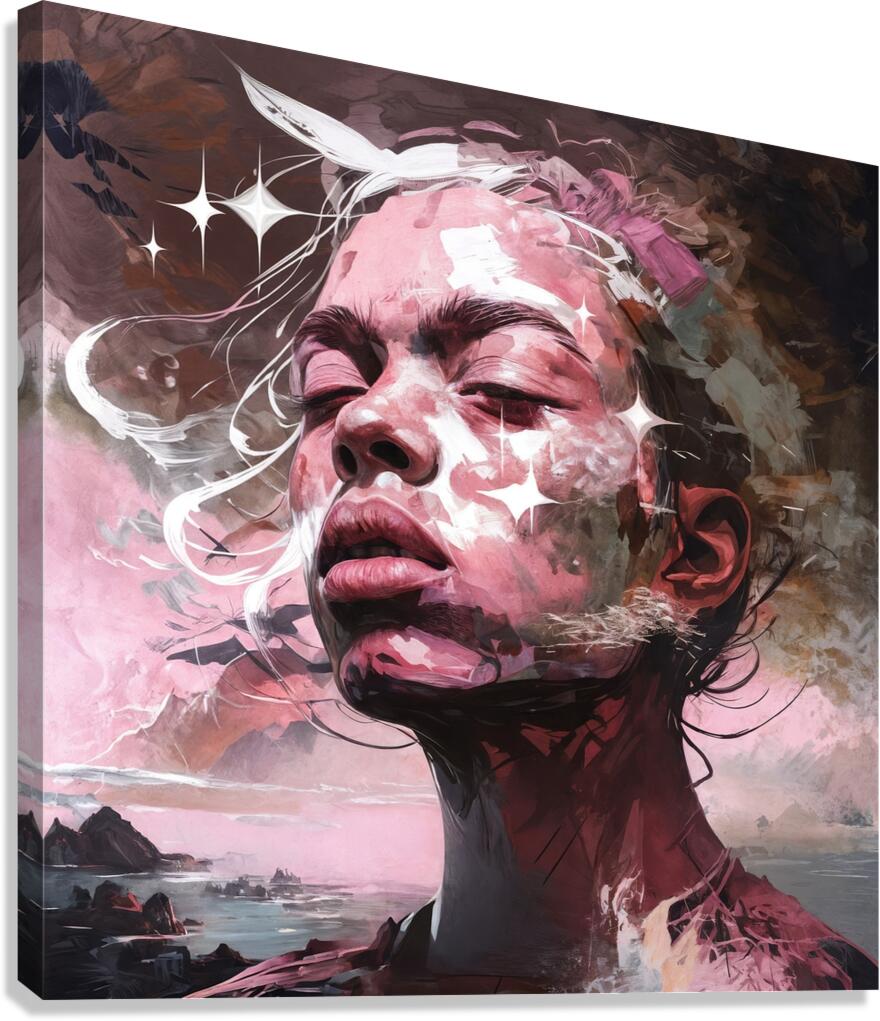  Painterly Style Canvas Print