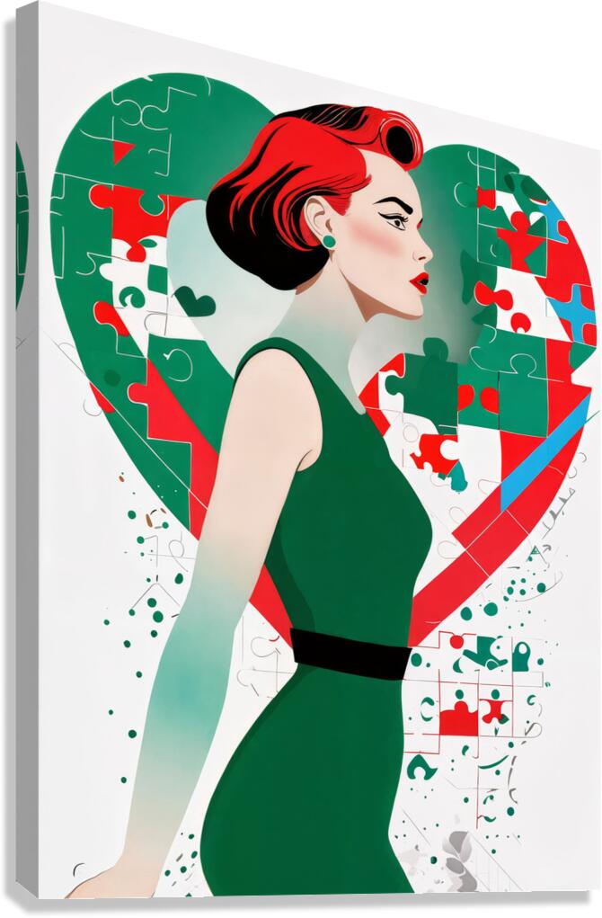  Human Heart Canvas Print