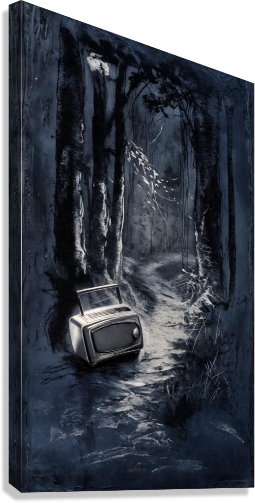  Slender Trees Canvas Print