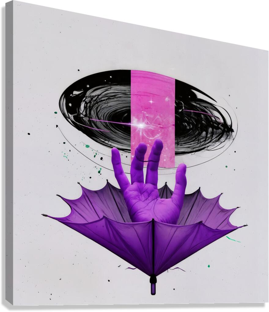  Violet Hand Canvas Print