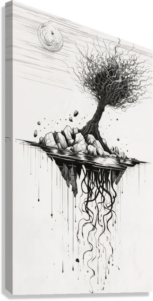  Into Nothingness Canvas Print