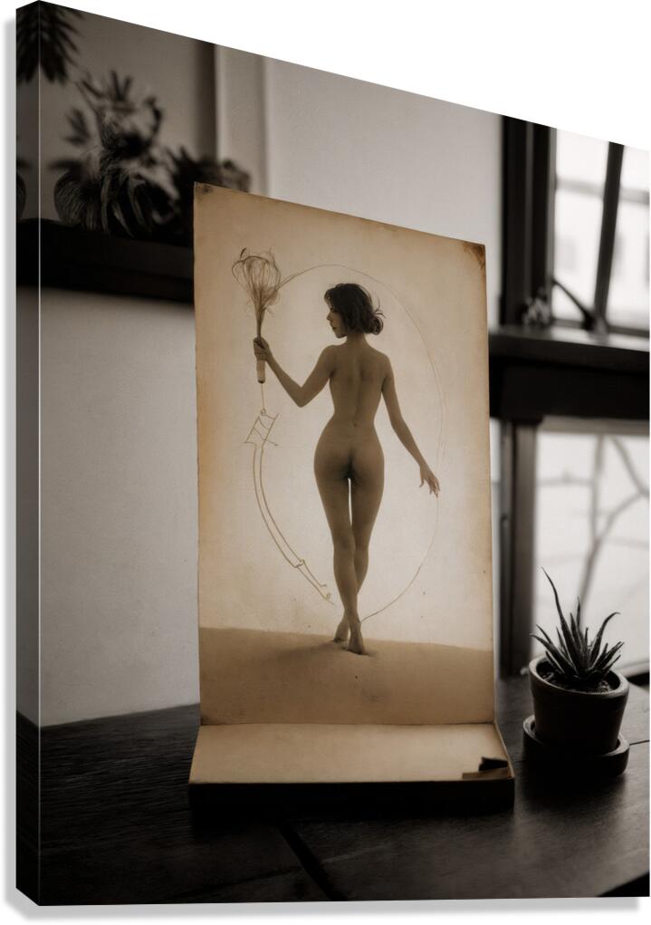  From Behind Canvas Print