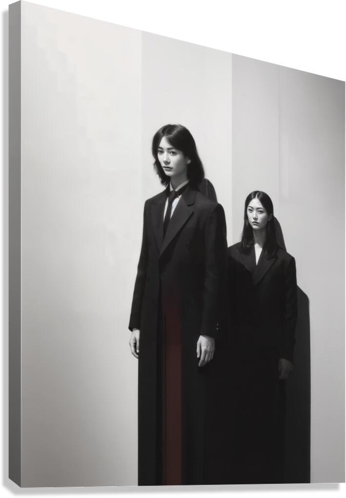  Dual Figures Canvas Print