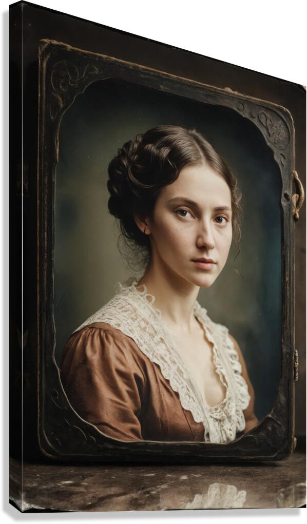  Intimate Gaze Canvas Print