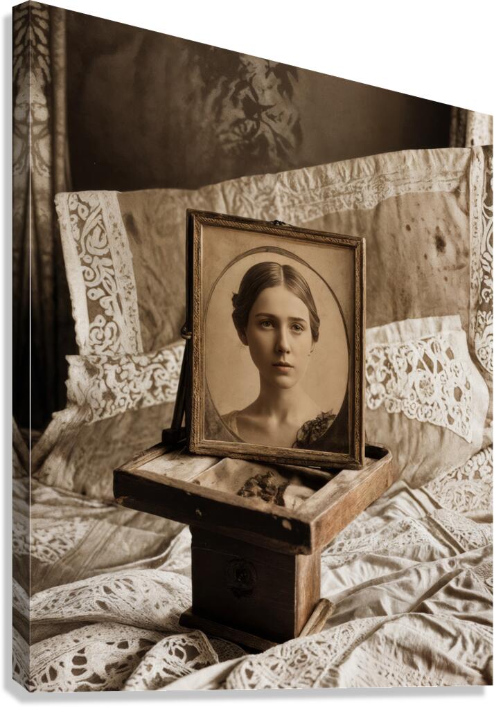  Antique Setting Canvas Print