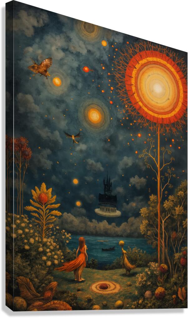 Distant Galaxy  Canvas Print