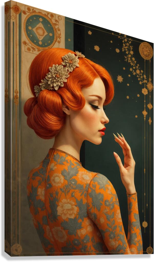 Evocative Portrait  Canvas Print