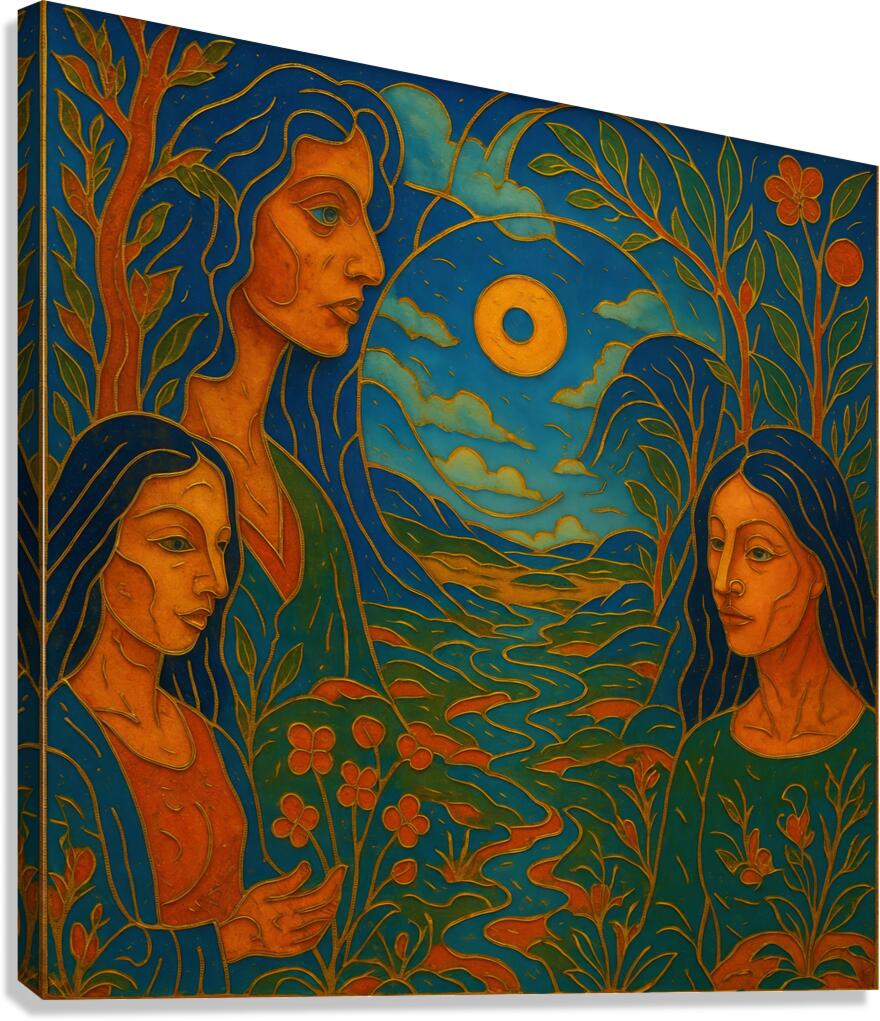 Shared Reflection  Canvas Print