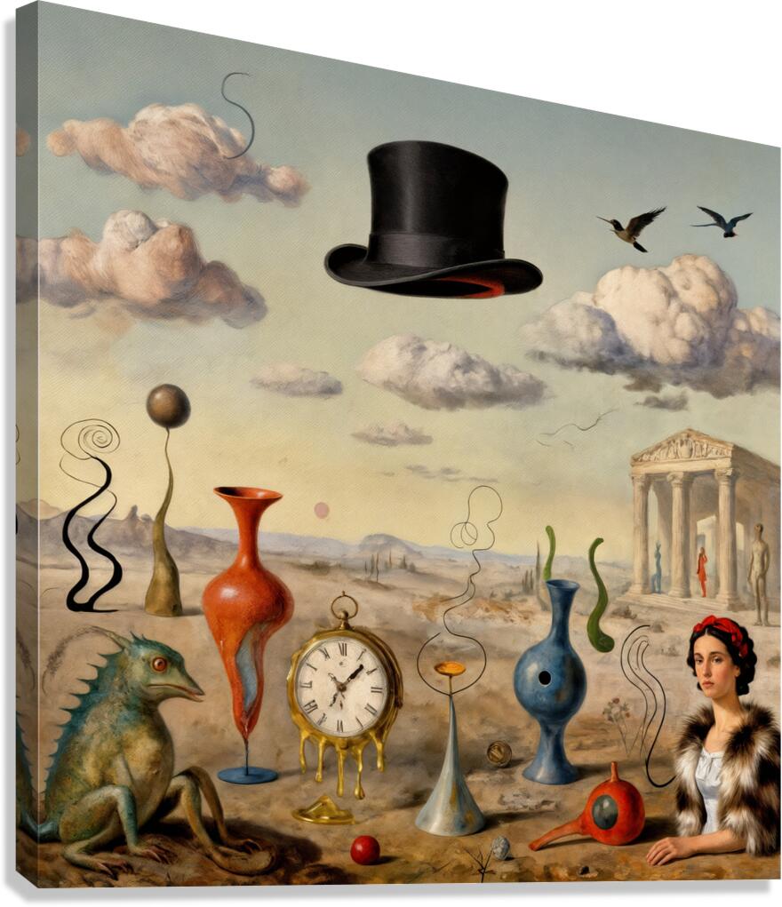 Objects and Beings  Canvas Print