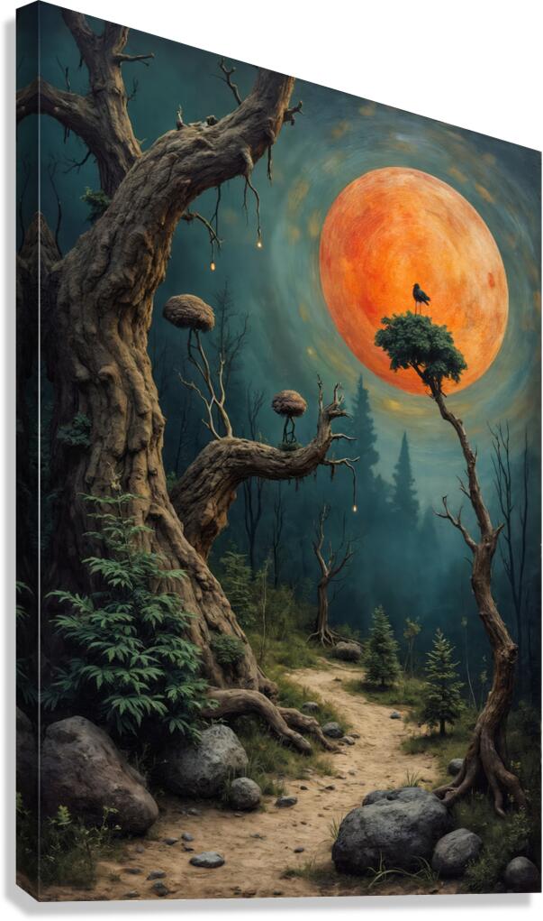 Into the Unknown Canvas Print