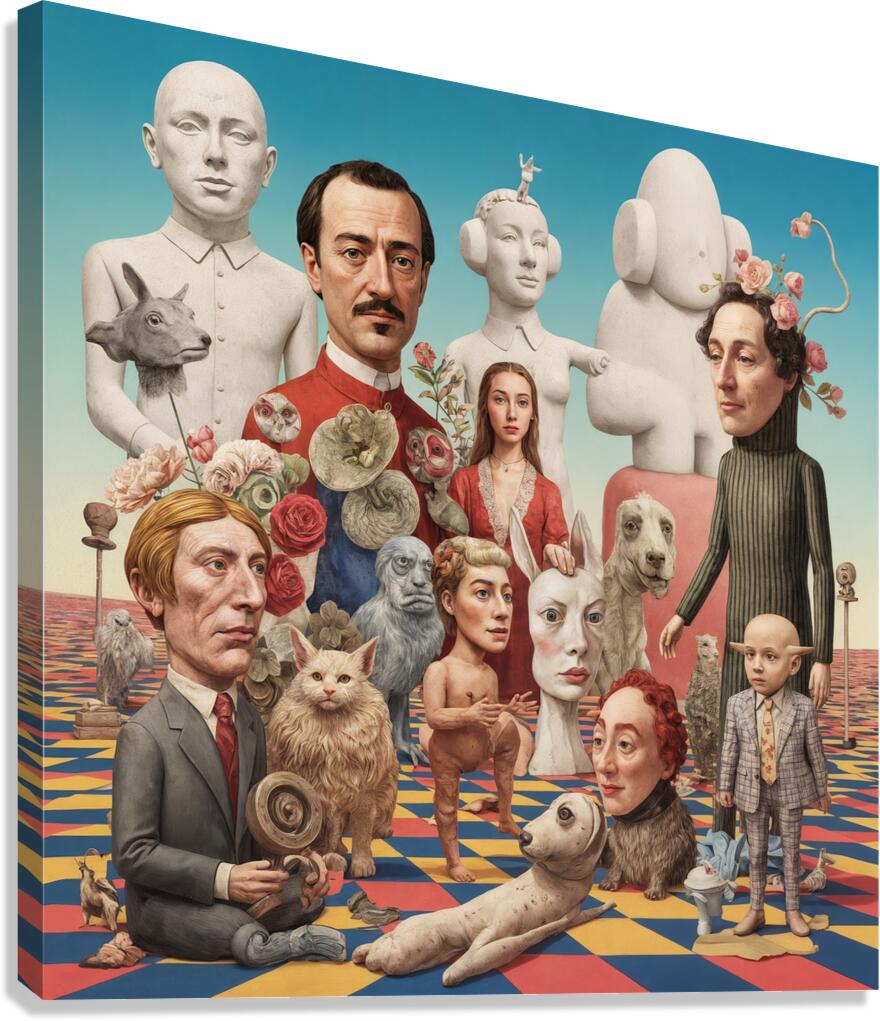 Eccentric Characters  Canvas Print