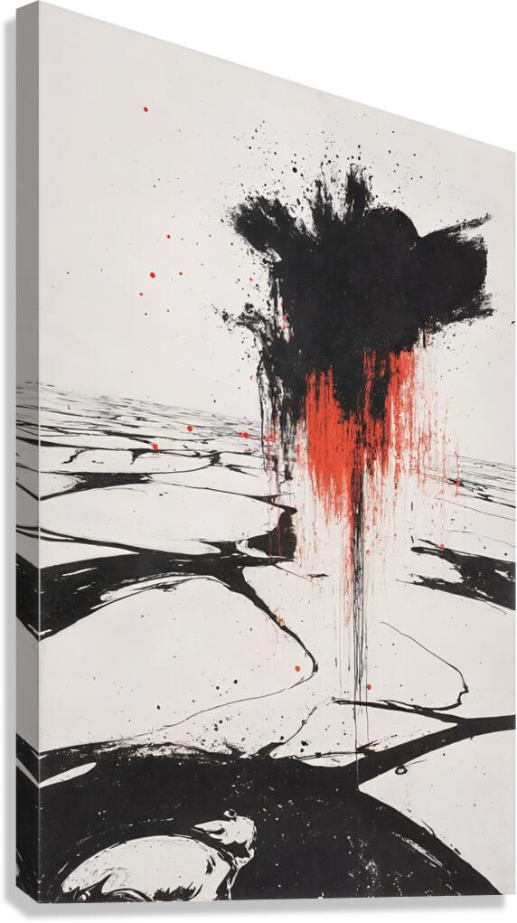 Cracked Earth  Canvas Print