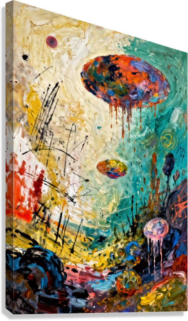 Cosmic Rain  Canvas Print