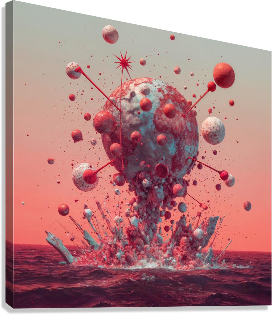 Spherical Entity  Canvas Print