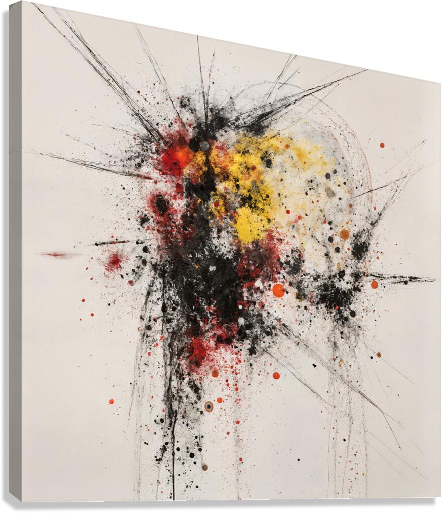 Chaotic Grace  Canvas Print