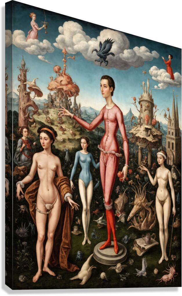 Innocence Versus Knowledge  Canvas Print