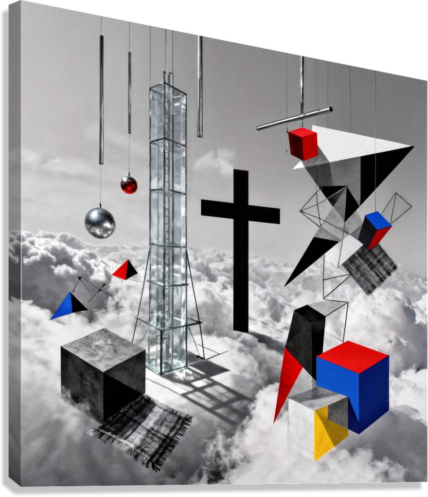 Black Cross  Canvas Print
