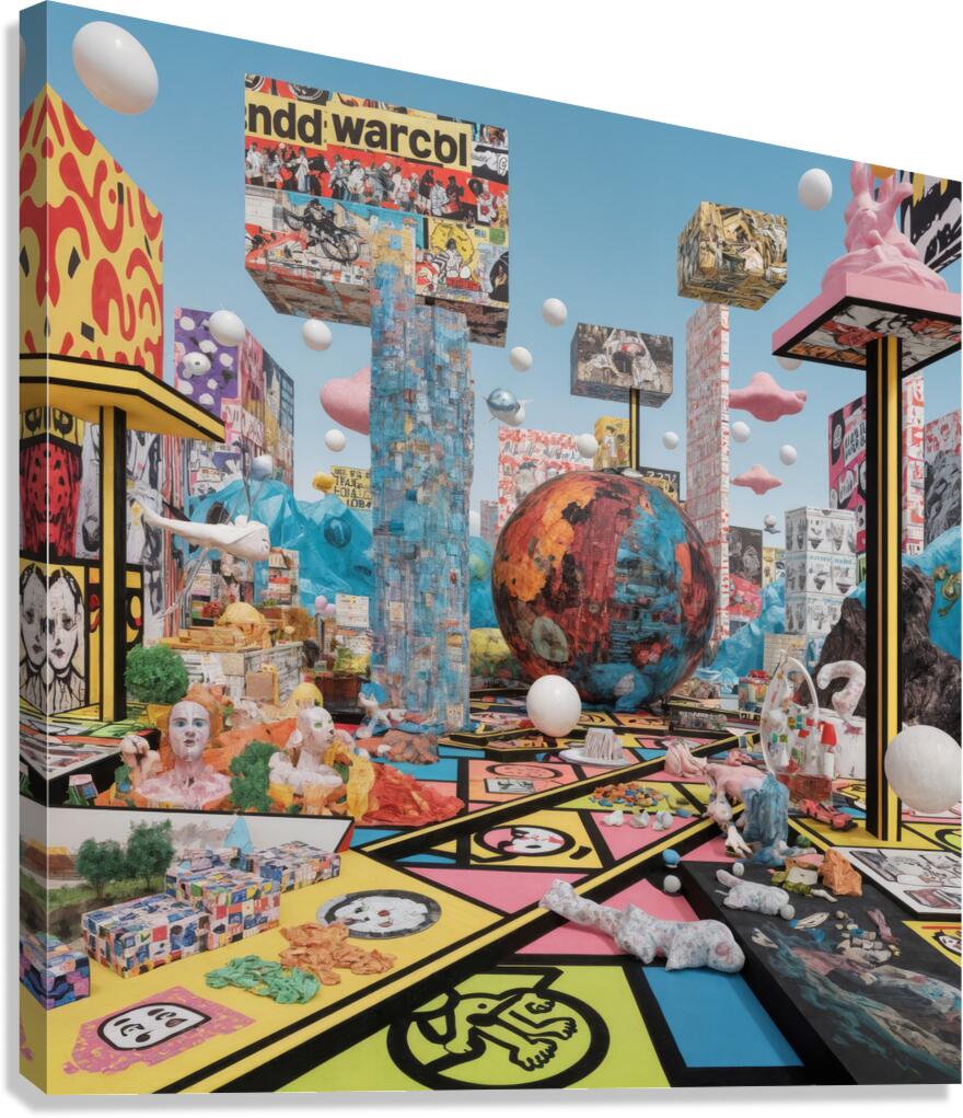 Talking Museum  Canvas Print