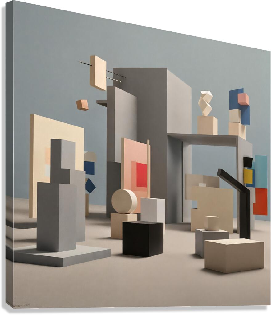 Architectural Stage  Canvas Print