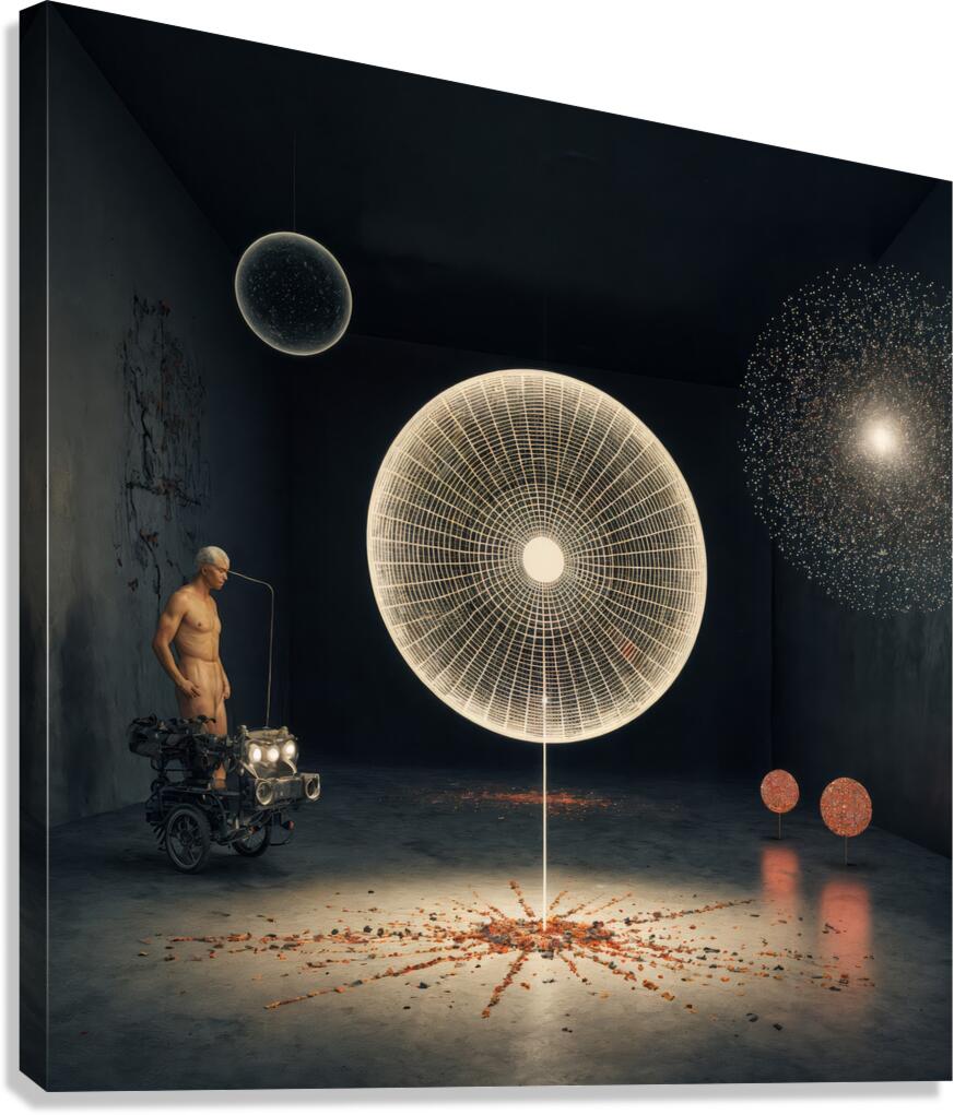 Perfect Luminous Orb  Canvas Print