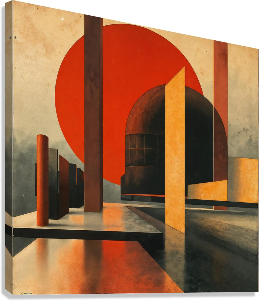 Hemispherical Temple  Canvas Print
