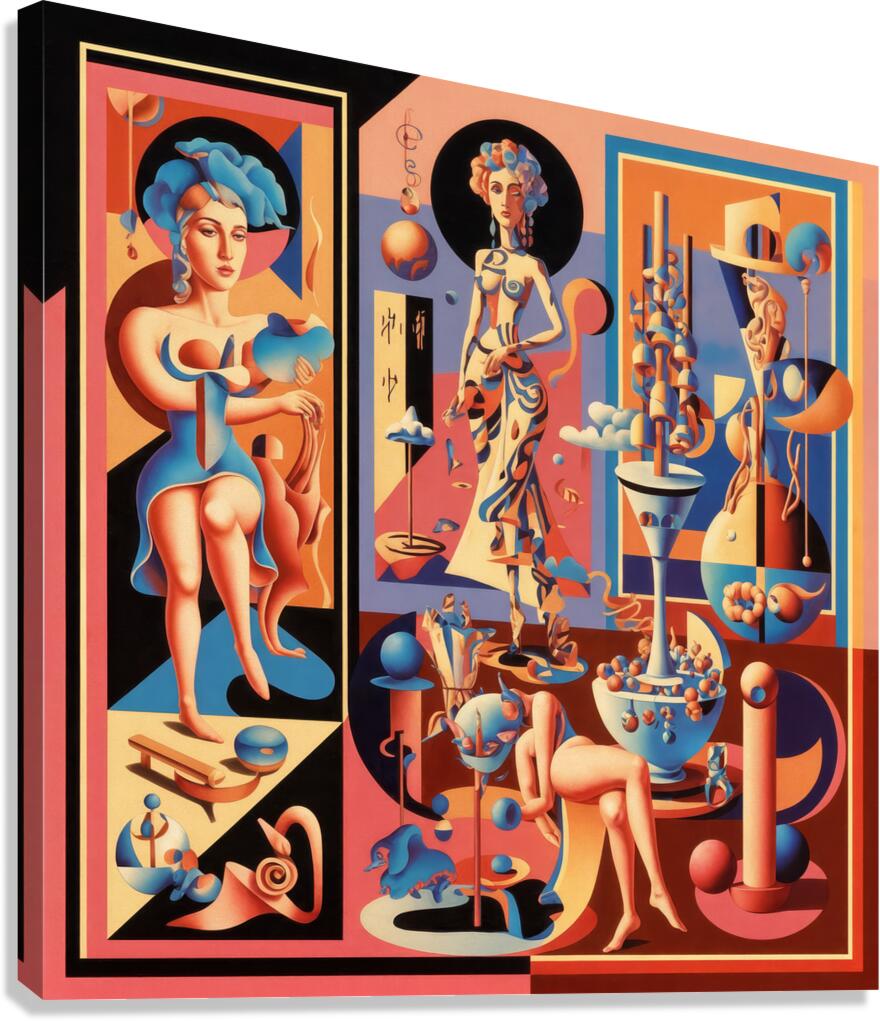 Precise and Playful  Canvas Print