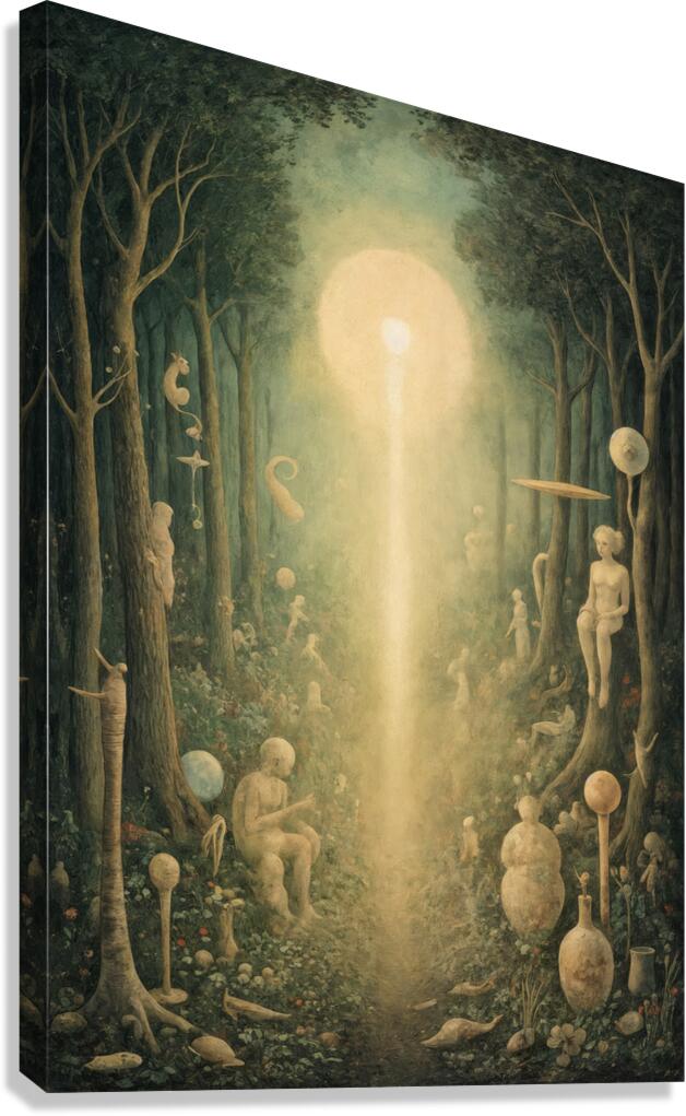 Trembling Congregation  Canvas Print