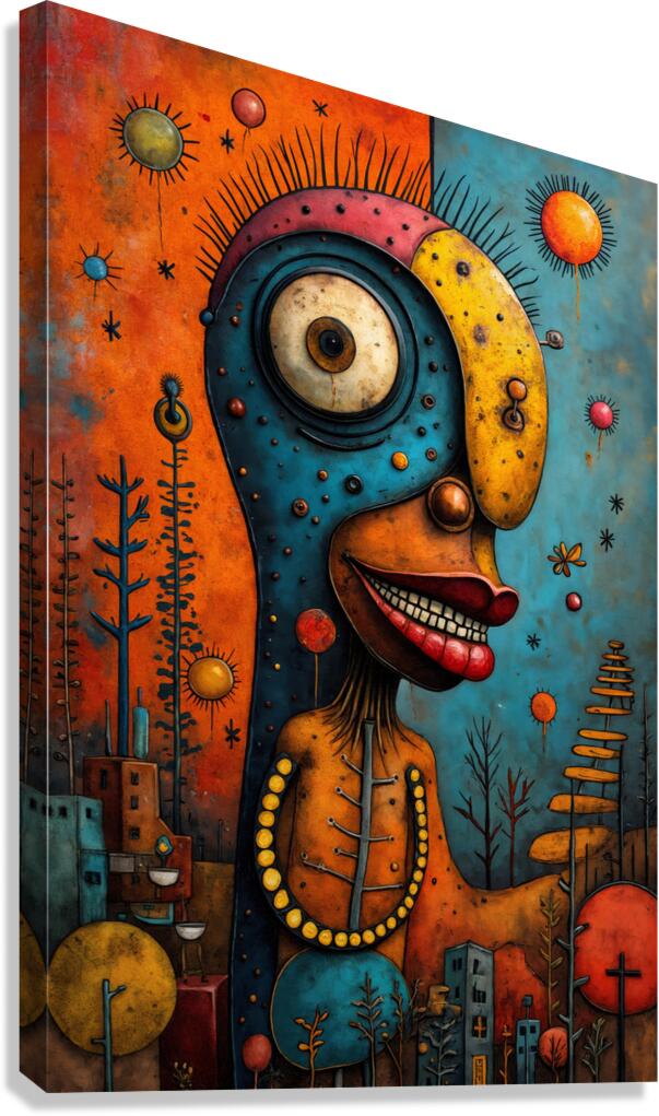 Oversized Teeth  Canvas Print