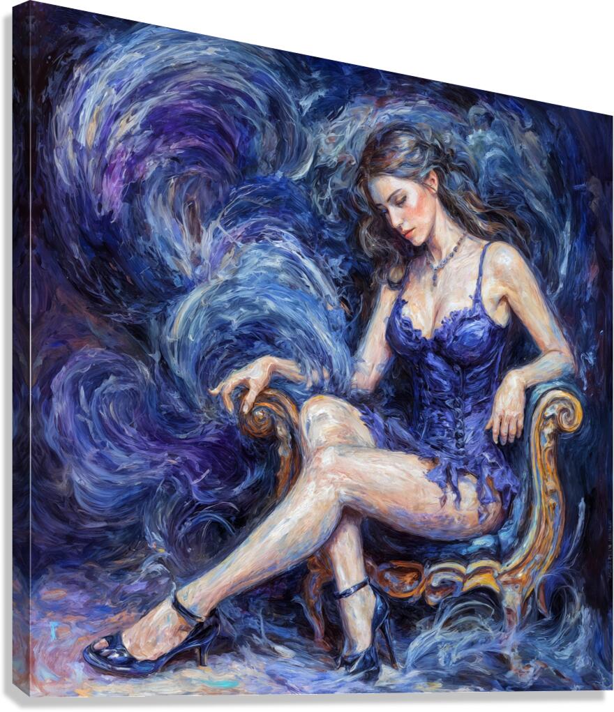 Impossible to Read  Canvas Print