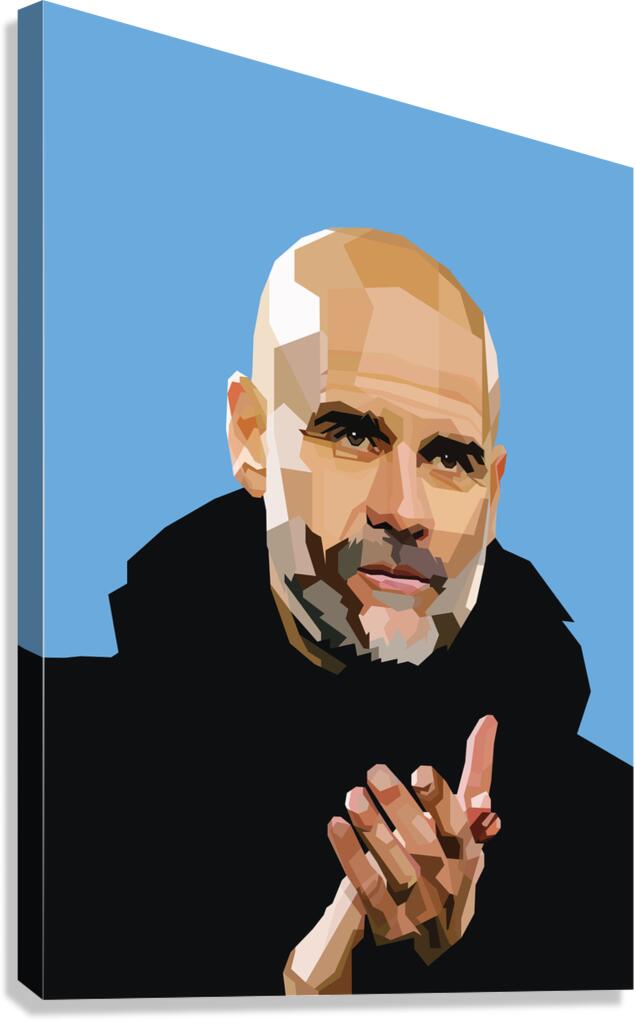 pep guardiola Canvas Print