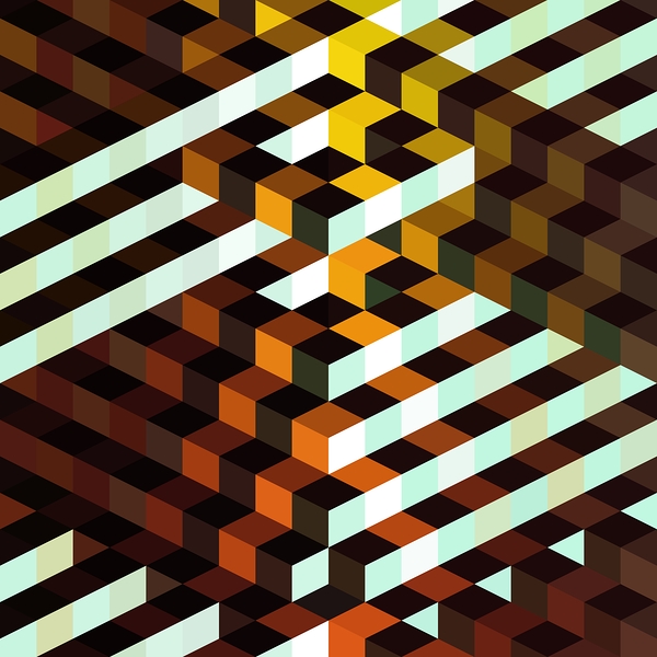Tiger Stripe Pyramid by Danny Jarjour