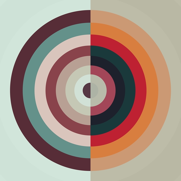 Muted Rainbow  Print