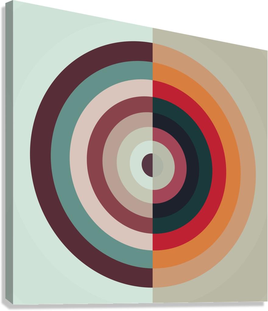 Muted Rainbow  Canvas Print