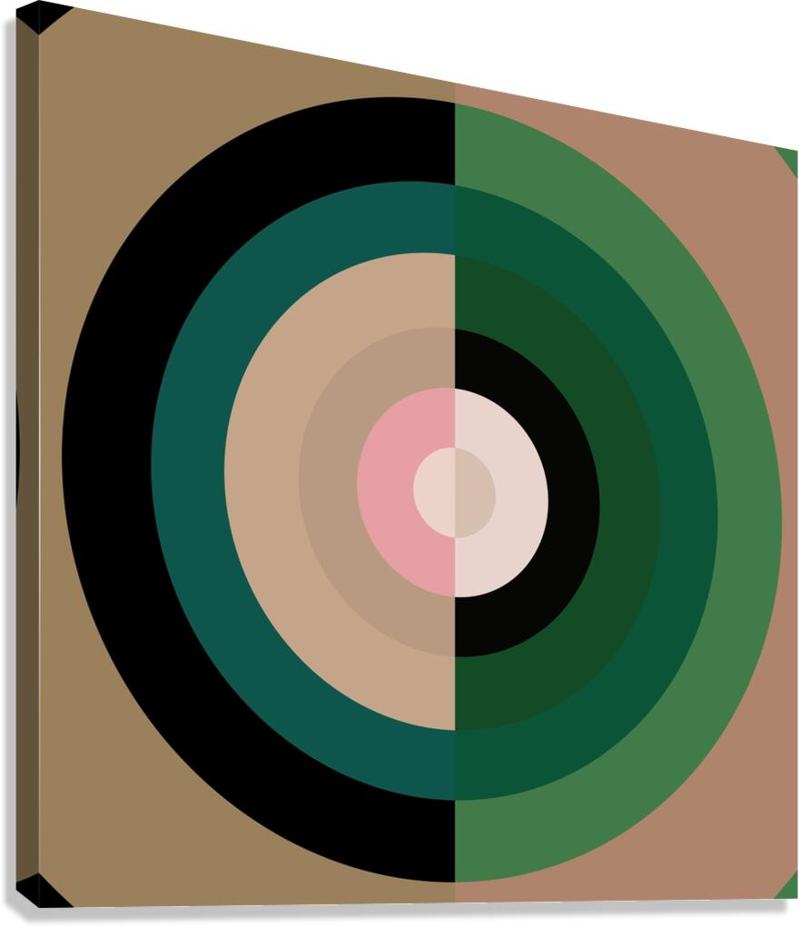 Green Echo Canvas Print