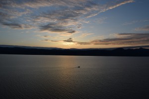 Sunset Boating on Champlain II