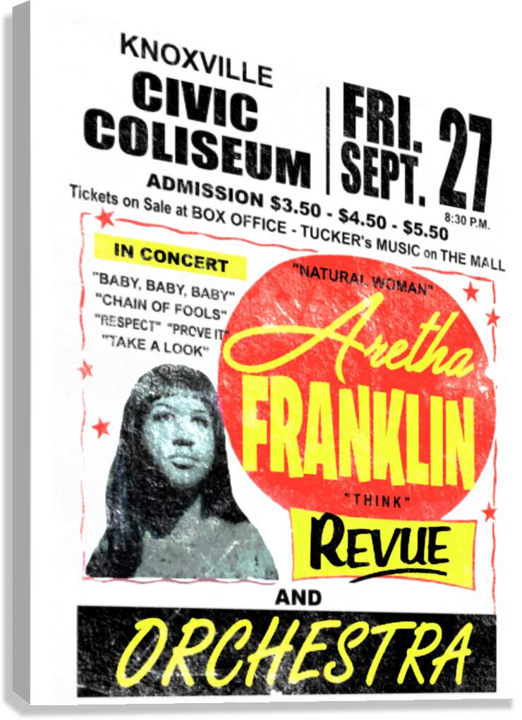 Aretha Franklin 11 Canvas Print