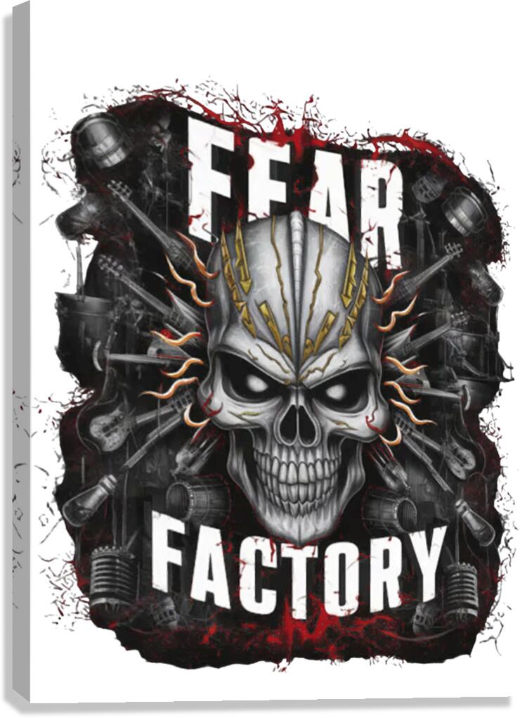 Fear Factory 30 Canvas Print