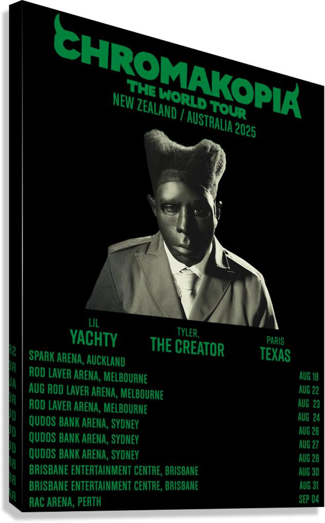 Tyler The Creator Chromakopia World Tour date 2025 australia by