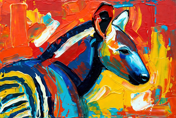 Abstract Okapi Splendor by Chris Butler