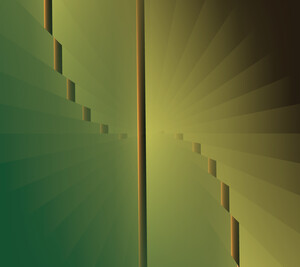 Ladder and light.